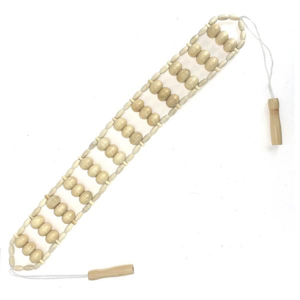 Wood Back Massage Roller Rope for Body Lymphatic Muscle Pain Relief Certification Other