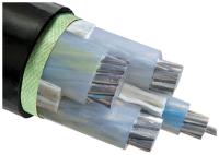 3 plus 1 gaine externe de noir isolée par XLPE de basse tension de câble de noyau