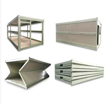 Steel Structure Flat Pack Container House 40ft HQ Standard Size Flat Pack Modular Buildings