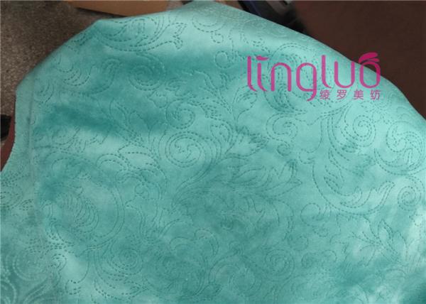 Supersonic Noble Flower Print 360gsm Holland Velvet Fabric