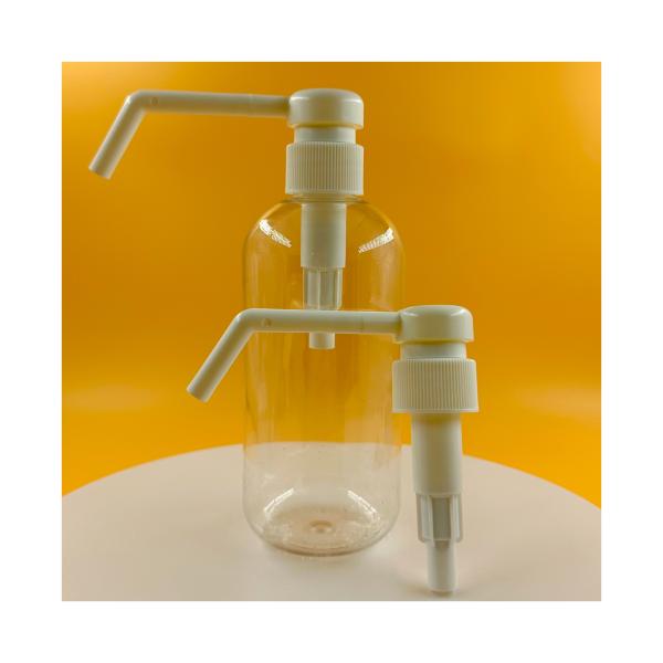 28/410 30/410 Длинный насос с нагнетателем и лосьоном Медицинский дезинфицирующий распылитель рук