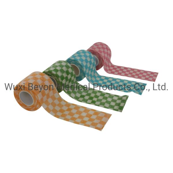 5cm OEM Cohesive Bandage Finger Customized Pattern OEM Logo Printed