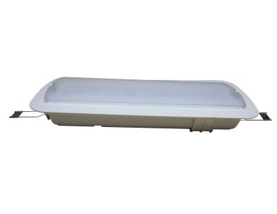 Battery Operated LED Ceiling Recessed Emergency Light With Fire Resistance ABS