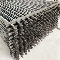 Zinc Steel Guardrail Fence 2M*1.5M anti-corrosion treatment fence Black simple style