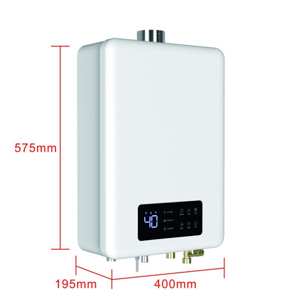 Stainless Steel Housing Home Gas Water Heater Energy Efficient Durable Construction