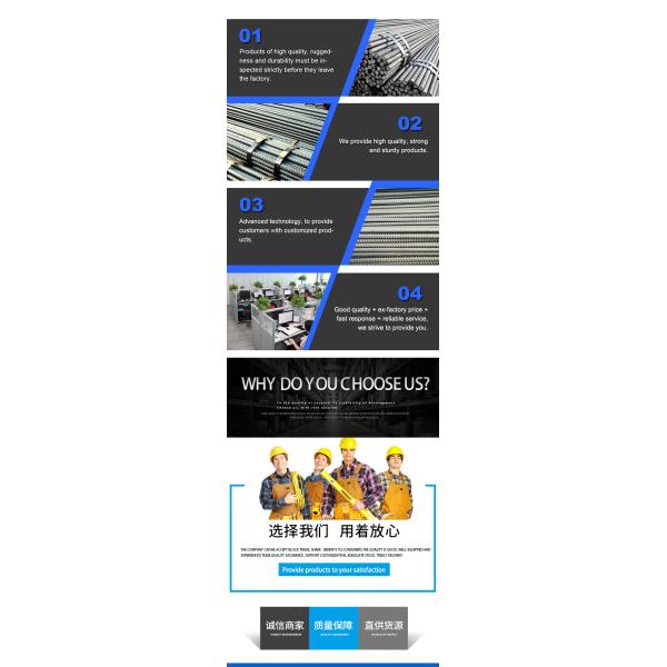 ASTM JIS Hrb400 Steel Rebar In Bundles 8mm 10mm 12mm for Ground soils
