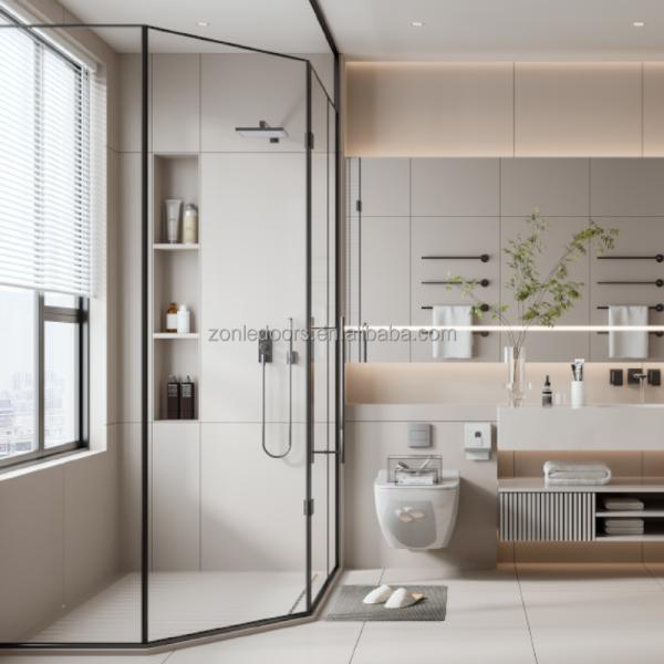 American Luxury Style Interior Internal Doors Other Sliding Shower Door With 5/6/8mm Clear Toughened Glass