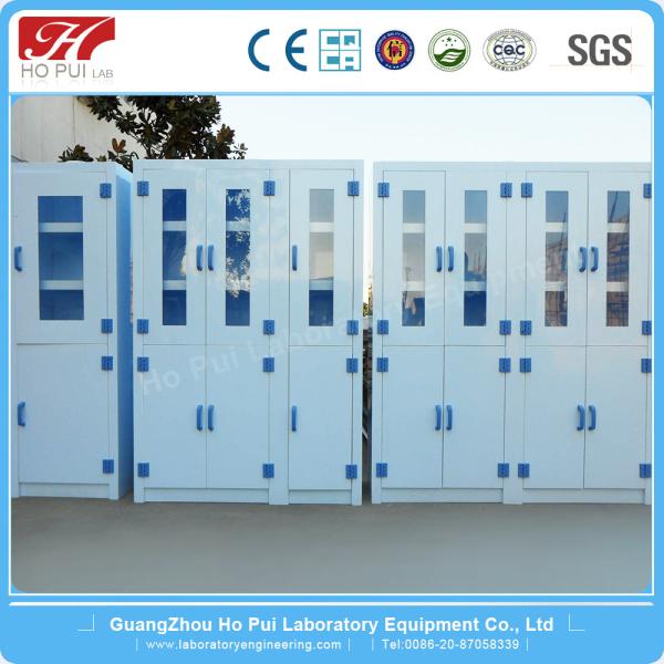 16mm MDF Board Biology Lab Furniture Pharmacy Medicine Cabinet All Wood Material