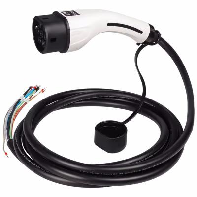 OEM 32A EV Charging Plug 7.3kw Ev Type 2 Charging Plug With 5m Cable