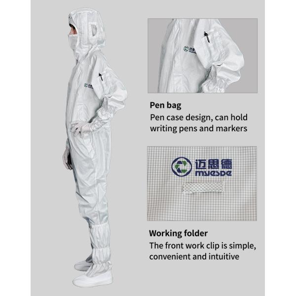 чистой комнаты одежд предохранения пыли одежды корпии халата esd носка чистой комнаты свободной от противостатической анти- статическая