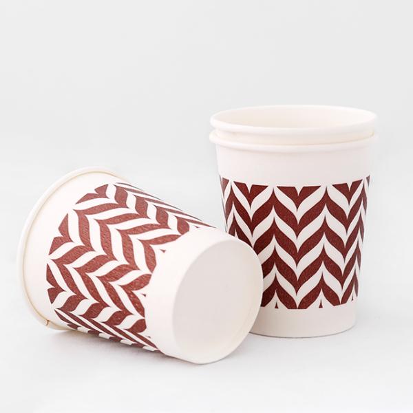 Gobelet en papier simple paroi personnalisé 4oz 8oz 12oz 16oz 22oz