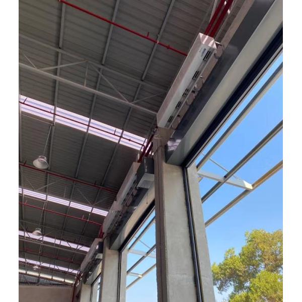 2024 Сверхбольшие ветровые тяжелые промышленные воздушные занавески Входные двери с охлаждением воздуха