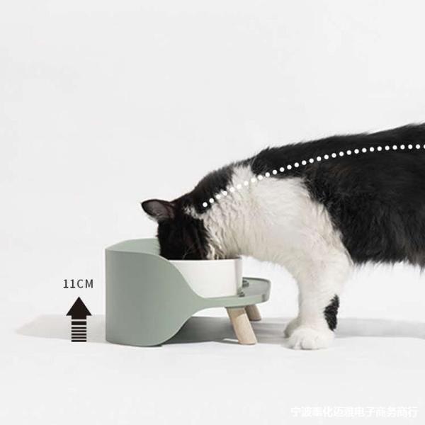 NO Time Setting Elevated Ceramic Pet Bowls for Cats and Dogs Custom Porcelain Feeders