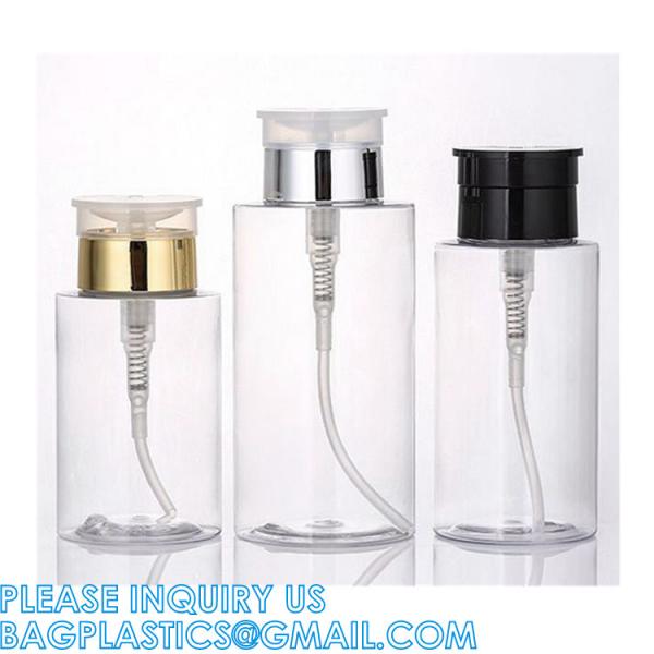 Makeup Remover Bottle Cosmetic Packaging Nail Polish Sand Blast Atomizer Oil Pump Dispenser Plastic Bottle