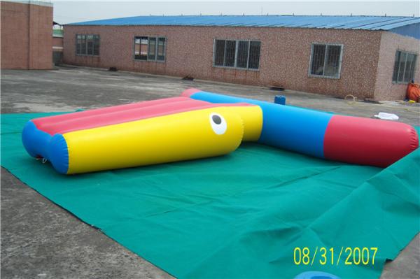 Premium Inflatable Water Games 8 People Inflatable Water Rides Abrasion - Proof