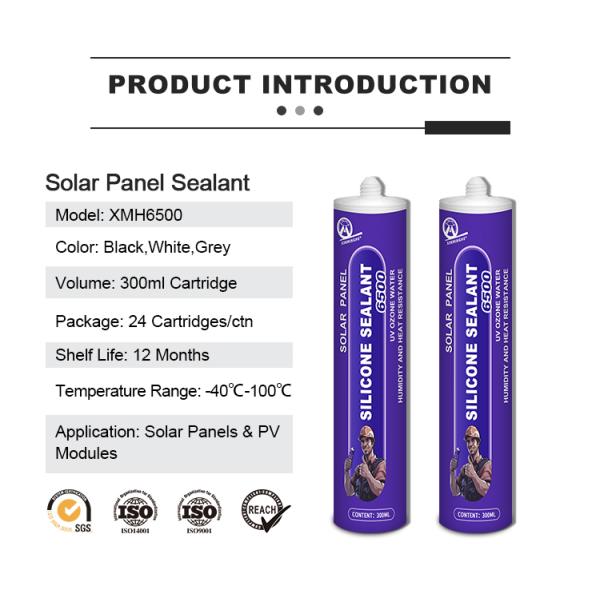Silicone Mixture for High Heat Proof and UV Resistant in Outdoor Clear Solar Panel Bonding Adhesive