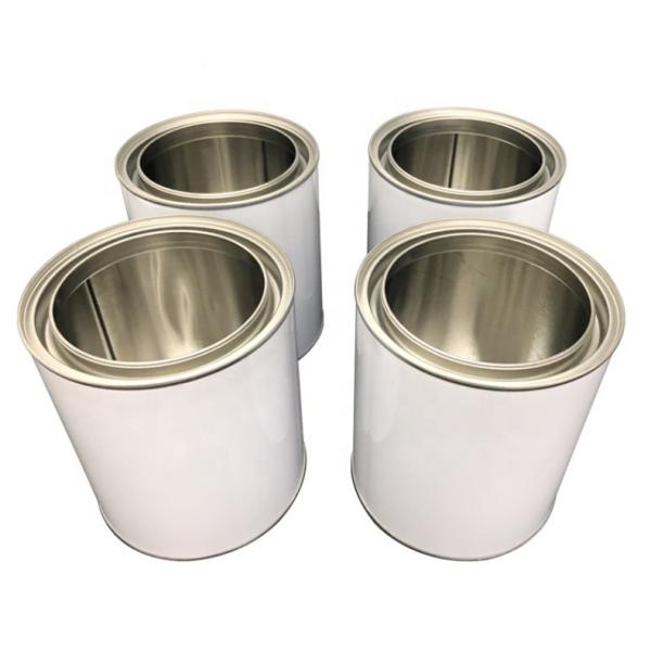 Белые жестяные коробки краски металла 1L 4L для химиката