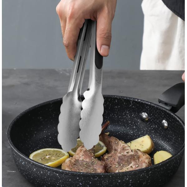 Stainless Steel Food Anti-hot Insulation Silicone Bread Clip for Durable Utensil Sets