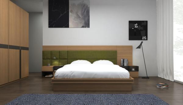 Bed , Bedside table , Dresser, Mirror, Tall boy, Wardrobe