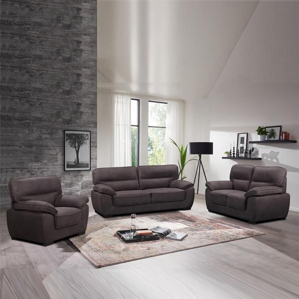 Nontoxic Fabric Home Furniture Sofas 210x56.5x82cm For Living Room