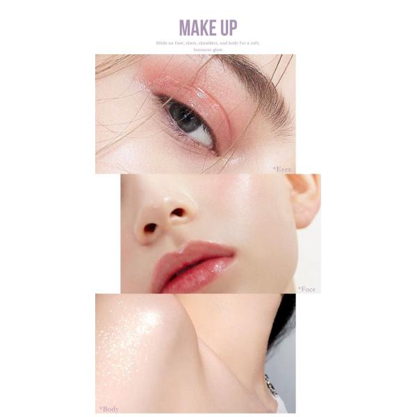 GMPC Certified Glitter Makeup Highlighter Body Highlighter Stick With Vegan Formula