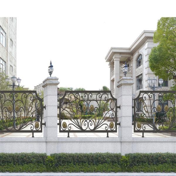 Black Security Aluminum Railing for Balcony and Stairs