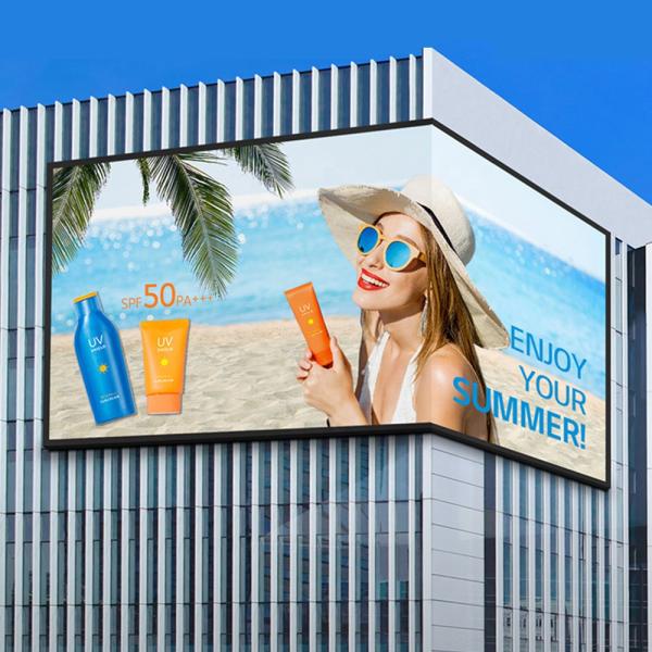 P6.67 P8 P10 Full Color Giant Video Wall For Outdoor Advertising