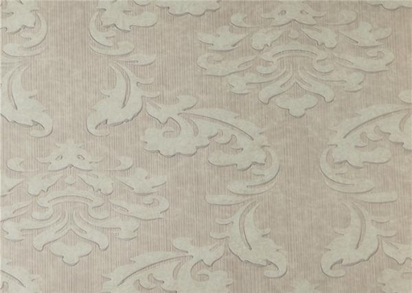 Wet Embossed Non Pasted Bedding Room European Style Wallpaper 0.53*10m