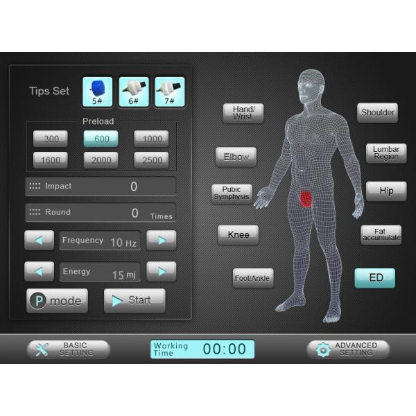 240V 200W Physical Therapy Shock Wave Machine For Ed Erectile Dysfunction shockwave treatment shockwave therapy for feet