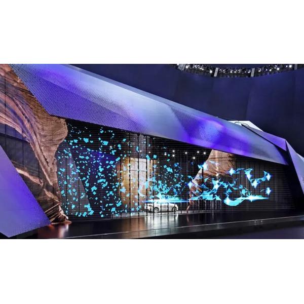 SMD2020 Transparent Glass Led Display 1/ 16scan