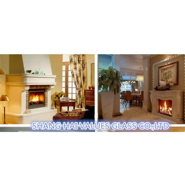 Закаленный камин керамического стеклянного сопротивления термального стресса панелей супер выполненный на заказ