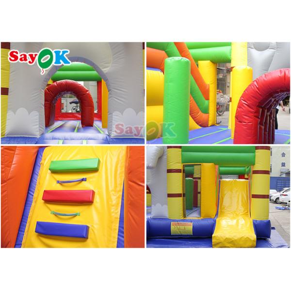 Замки милой темы зоопарка раздувные отскакивая скача игры скольжения хвастуна Inflable дома для детей