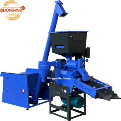 Single Phase 6N50L PRO Vibration Rice Mill Machine + Destoner And Elevator