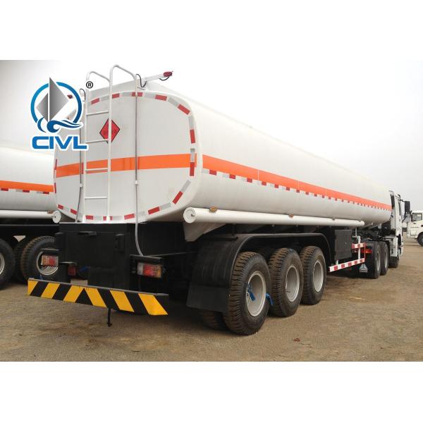Fuel Oil Liquid Tanker Truck Semi Trailer Threeaxle Fuel Tanker Semi Trailer