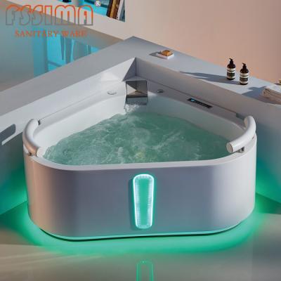 Ar Jet Corner Bathtub 1400mm 54 x 54 cuba embebendo jorrada autônoma de 2 pessoas