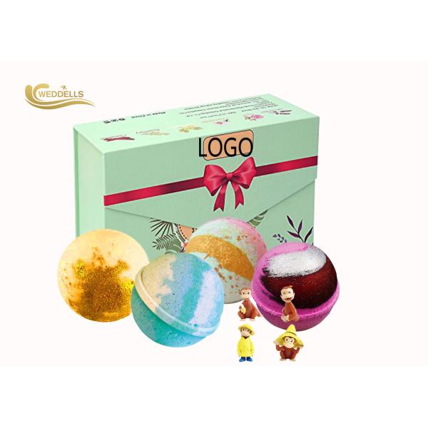 Milk Kids Surprise Bath Bombs / Shea Butter Private Label Organic Bath Bombs For Gift Toys