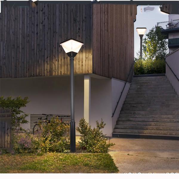 Outdoor IP65 Solar Garden Light Die Casting Aluminum LED Courtyard Street Lamp