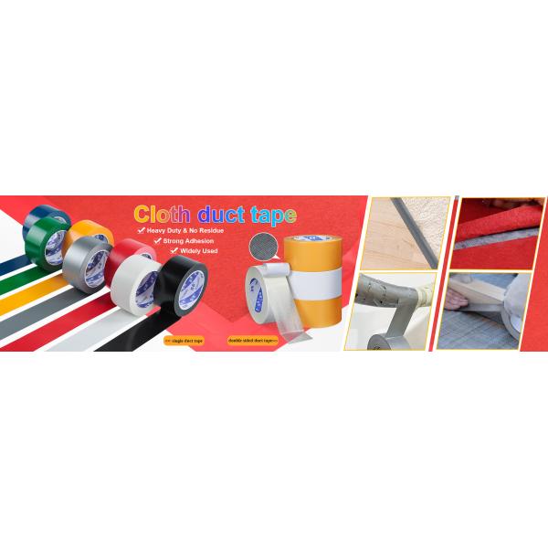 Cloth Gaffer Tape Heat Resistant Cloth Duct Tape For Stage Black Ducktape