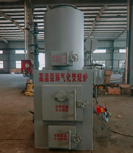 Hospital Waste Incinerator with 15kg-10t Per Batch Capacity High Velocity Burner and 1 Year Warranty for Biomedical Waste Disposal