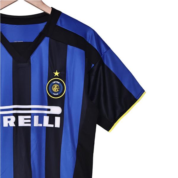 Inter Milan 2002 Retro Home Football Jersey Collector Edition