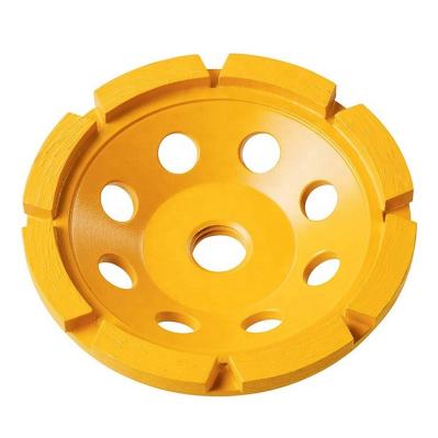 180mm 7 Inch Single Row Diamond Cup Wheel For Medium Hard Granite