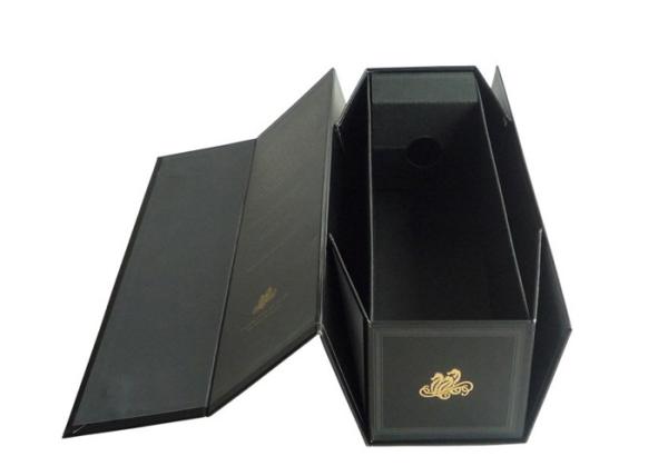 Sliding Lid  Wine Glass Cardboard Gift Box , Wine Presentation Box Witn Window