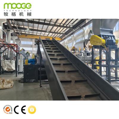 Cleaning Washing Shredder Machine Waste Recycling Line Plastic PET HDPE Bottle Crushing