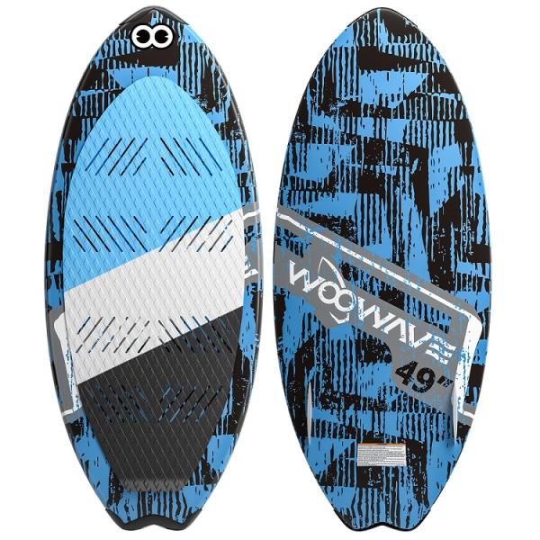 49'' Wakesurf Board Glass Stand Up Paddle Board Surfboard Blue Applicable People Unisex