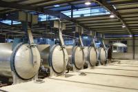 Autoclave isolada industrial de AAC com padrão ventilado esterilizado do bloco de cimento ASME