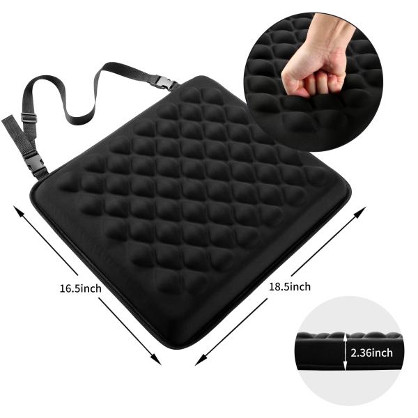 Waterproof Gel Foam Cushion for Pressure Sores Prevention in Adults' Wheelchairs