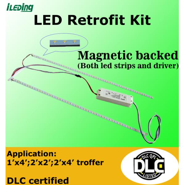 PF 0.998 Magnetic LED Linear Retrofit Kit AC Direct No Driver LED Light for Dimmer Support