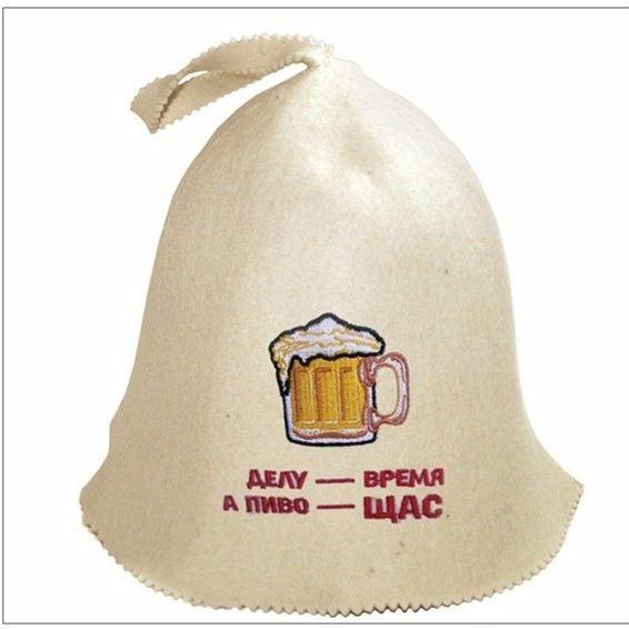 100% pressed sauna wool felt sauna hat wholesale