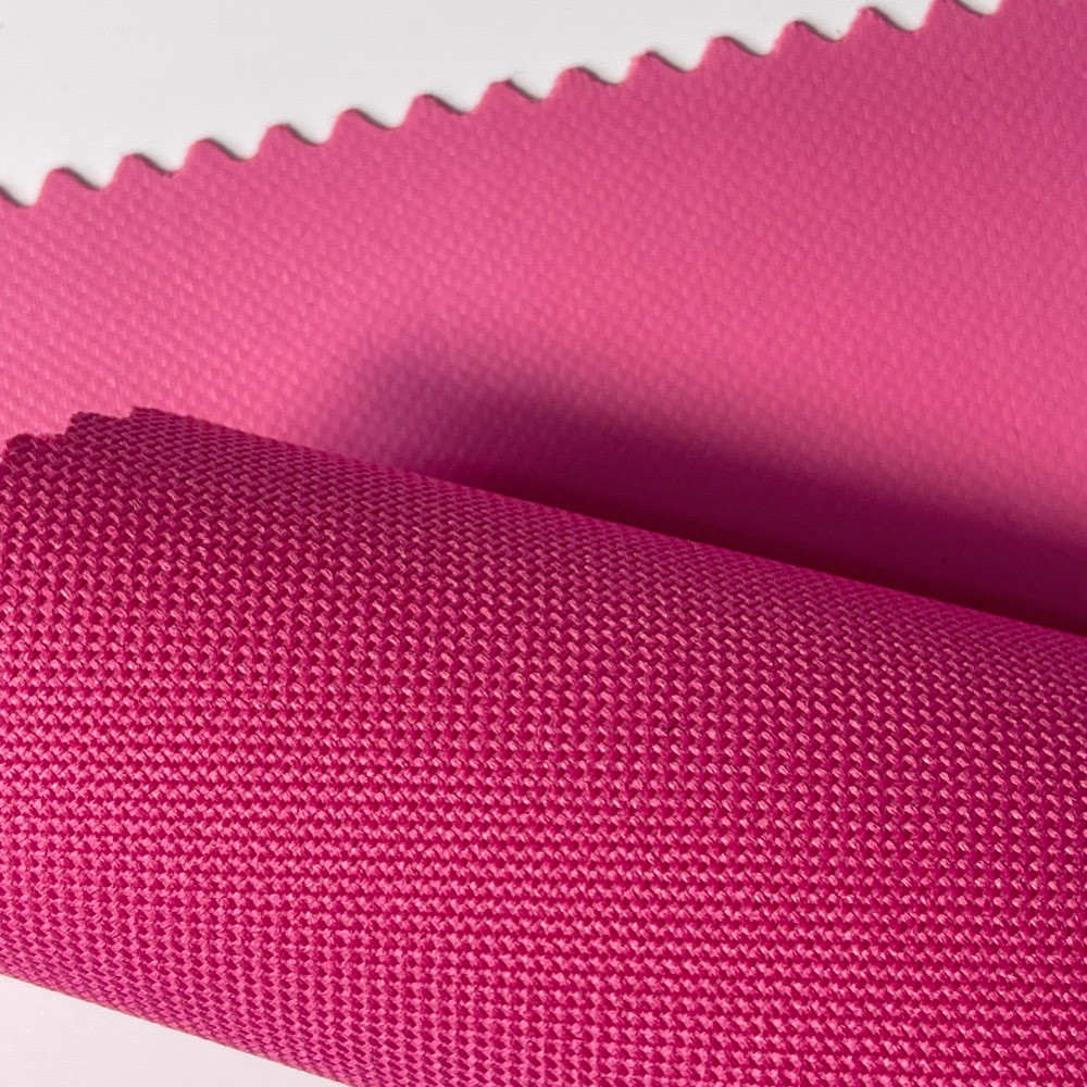 600D Oxford Woven DTY Plain Waterproof PVC Coated Polyester Bag Fabric for Benefit