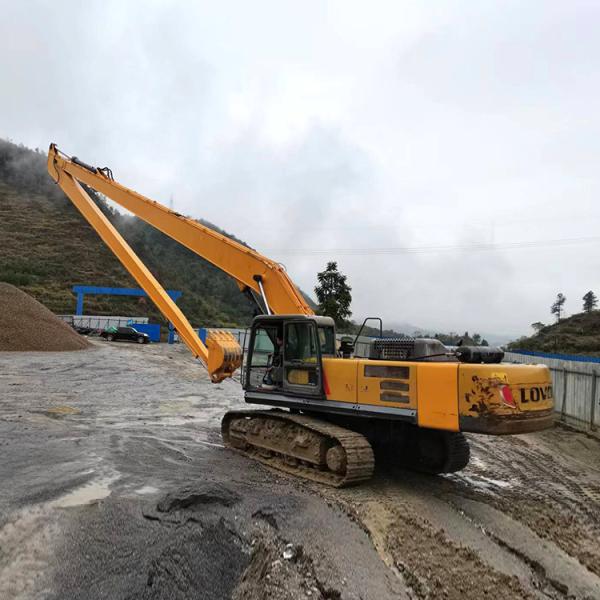  50-55ton Excavator Long Reach Boom Antirust 26m With 0.8 Cbm Bucket